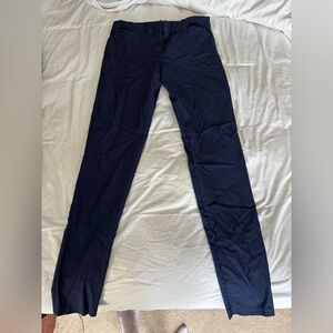 Alloy Tall Blue Slim Cut, Stretch Cotton Blend Pants